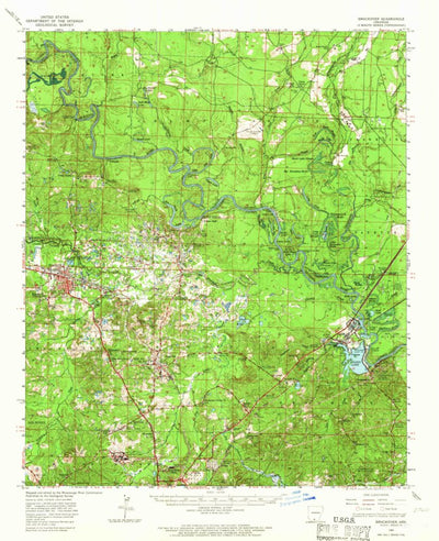 United States Geological Survey Smackover, AR (1964, 62500-Scale) digital map