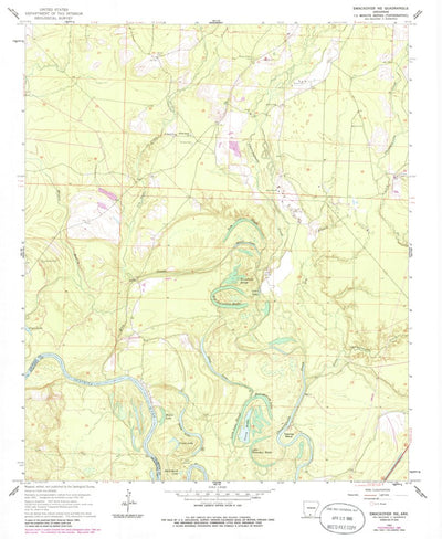 United States Geological Survey Smackover NE, AR (1962, 24000-Scale) digital map