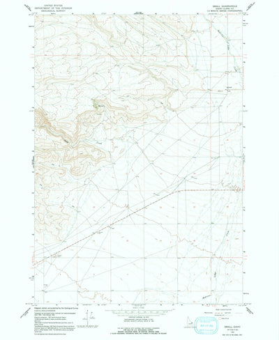 United States Geological Survey Small, ID (1964, 24000-Scale) digital map