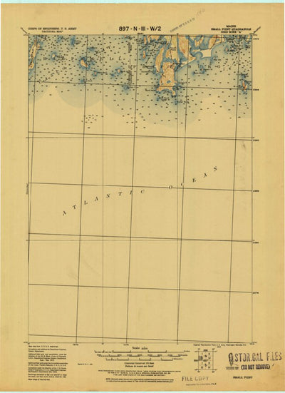 United States Geological Survey Small Point, ME (1919, 62500-Scale) digital map