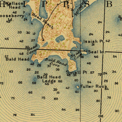 United States Geological Survey Small Point, ME (1919, 62500-Scale) digital map