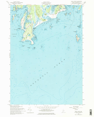 United States Geological Survey Small Point, ME (1957, 24000-Scale) digital map