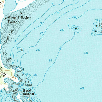 United States Geological Survey Small Point, ME (1957, 24000-Scale) digital map