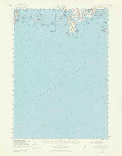 United States Geological Survey Small Point, ME (1957, 62500-Scale) digital map