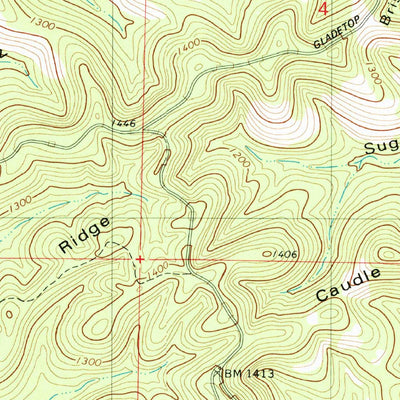 United States Geological Survey Smallett, MO (1982, 24000-Scale) digital map