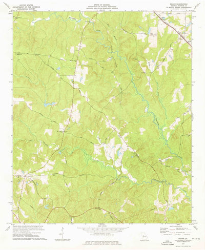 United States Geological Survey Smarr, GA (1974, 24000-Scale) digital map