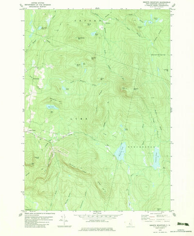 United States Geological Survey Smarts Mountain, NH (1979, 24000-Scale) digital map