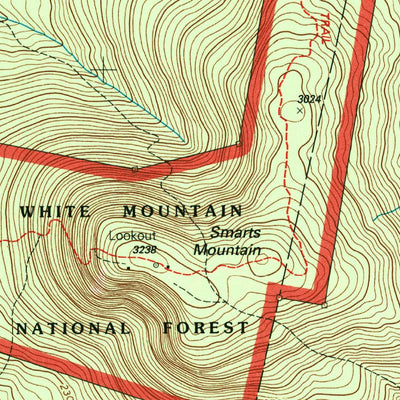 United States Geological Survey Smarts Mountain, NH (1996, 24000-Scale) digital map