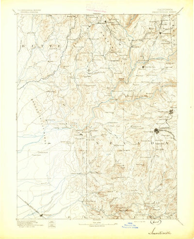 United States Geological Survey Smartsville, CA (1894, 125000-Scale) digital map