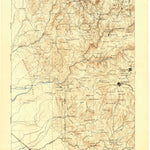 United States Geological Survey Smartsville, CA (1895, 125000-Scale) digital map