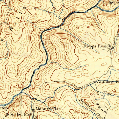 United States Geological Survey Smartsville, CA (1895, 125000-Scale) digital map