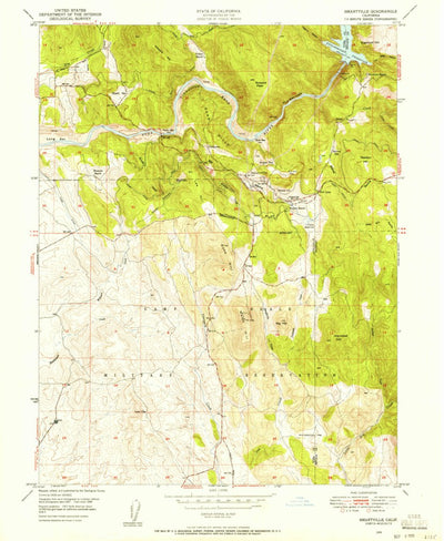 United States Geological Survey Smartsville, CA (1949, 24000-Scale) digital map