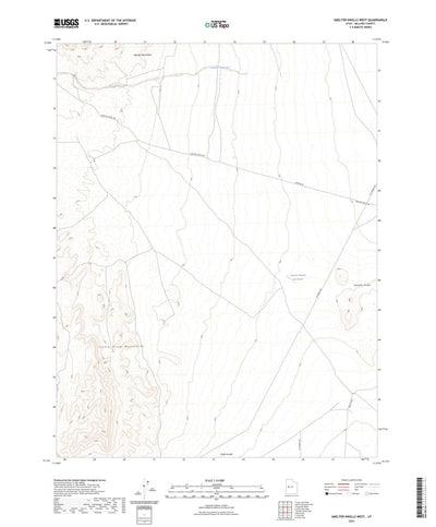 United States Geological Survey Smelter Knolls West, UT (2023, 24000-Scale) digital map