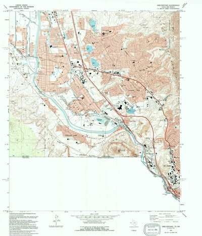 United States Geological Survey Smeltertown, TX-NM (1994, 24000-Scale) digital map