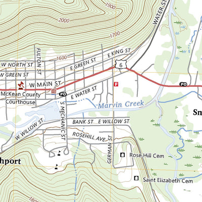 United States Geological Survey Smethport, PA (2023, 24000-Scale) digital map