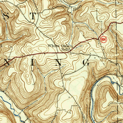 United States Geological Survey Smicksburg, PA (1939, 62500-Scale) digital map