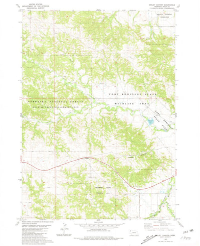 United States Geological Survey Smiley Canyon, NE (1980, 24000-Scale) digital map