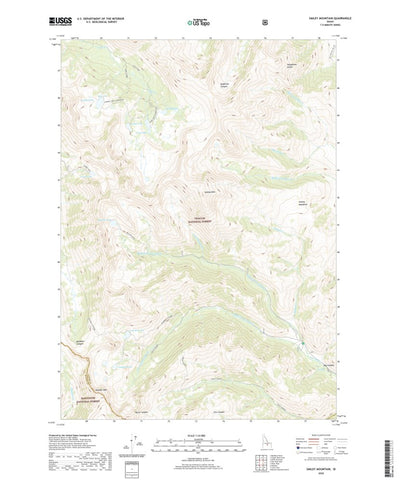 United States Geological Survey Smiley Mountain, ID (2020, 24000-Scale) digital map