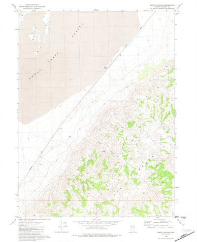 United States Geological Survey Smith Canyon, NV (1980, 24000-Scale) digital map