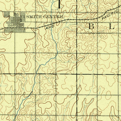 United States Geological Survey Smith Center, KS (1893, 125000-Scale) digital map