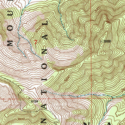 United States Geological Survey Smith Creek Butte, WA (1998, 24000-Scale) digital map