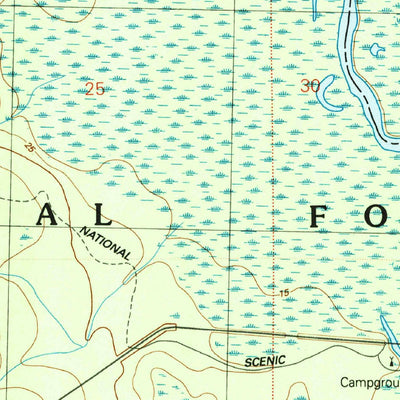 United States Geological Survey Smith Creek, FL (1990, 24000-Scale) digital map