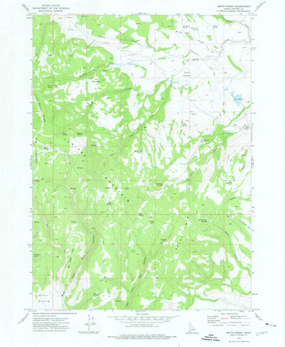 United States Geological Survey Smith Creek, ID (1973, 24000-Scale) digital map