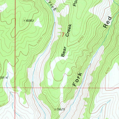 United States Geological Survey Smith Creek, ID (1973, 24000-Scale) digital map