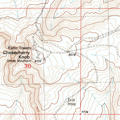 United States Geological Survey Smith Draw West, WY (1983, 24000-Scale) digital map
