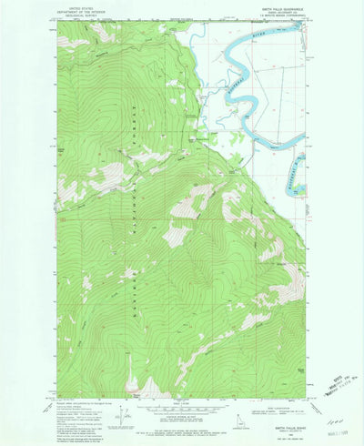 United States Geological Survey Smith Falls, ID (1968, 24000-Scale) digital map