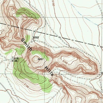 United States Geological Survey Smith Hills, TX (1983, 24000-Scale) digital map