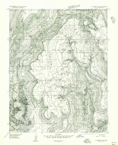 United States Geological Survey Smith Mesa, UT (1954, 24000-Scale) digital map