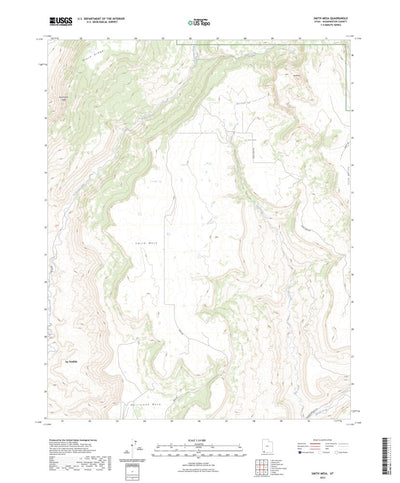 United States Geological Survey Smith Mesa, UT (2023, 24000-Scale) digital map