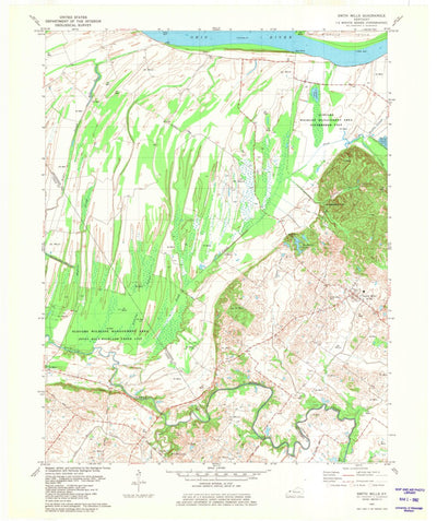 United States Geological Survey Smith Mills, KY (1981, 24000-Scale) digital map