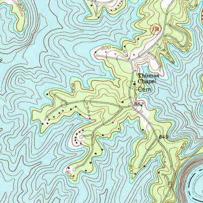 United States Geological Survey Smith Mountain Dam, VA (1967, 24000-Scale) digital map