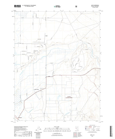 United States Geological Survey Smith, NV (2021, 24000-Scale) digital map