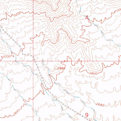 United States Geological Survey Smith Peak, AZ (1967, 24000-Scale) digital map