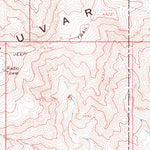 United States Geological Survey Smith Peak, AZ (1967, 24000-Scale) digital map