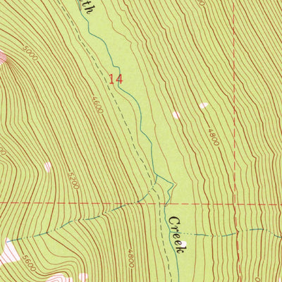 United States Geological Survey Smith Peak, ID (1969, 24000-Scale) digital map