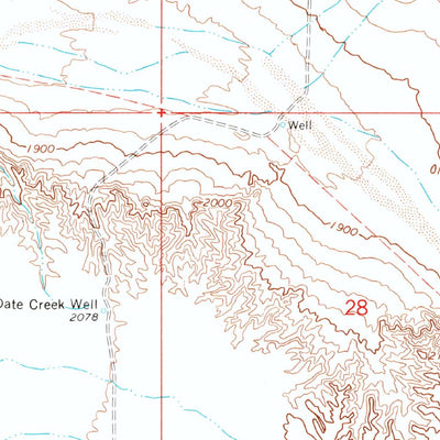 United States Geological Survey Smith Peak NE, AZ (1967, 24000-Scale) digital map