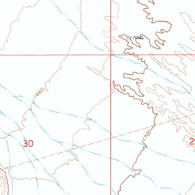 United States Geological Survey Smith Peak NW, AZ (1967, 24000-Scale) digital map
