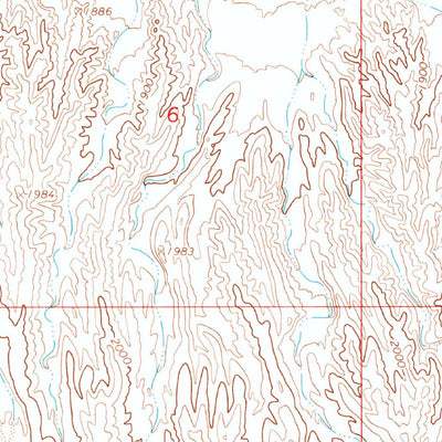 United States Geological Survey Smith Peak NW, AZ (1967, 24000-Scale) digital map