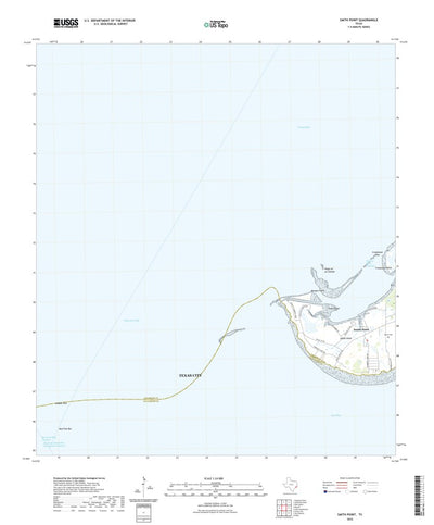 United States Geological Survey Smith Point, TX (2022, 24000-Scale) digital map