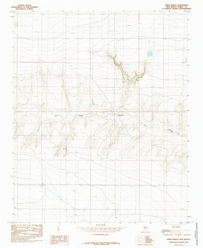 United States Geological Survey Smith Ranch, NM (1985, 24000-Scale) digital map