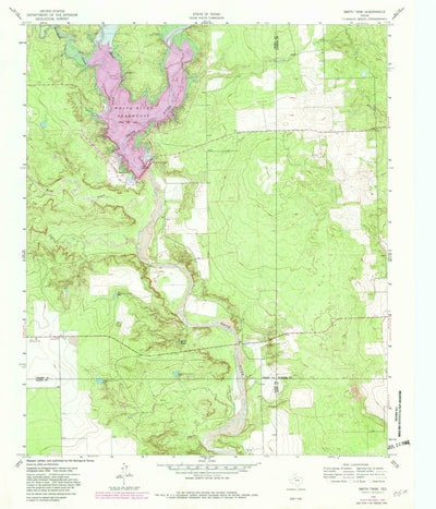 United States Geological Survey Smith Tank, TX (1962, 24000-Scale) digital map