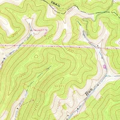 United States Geological Survey Smithburg, WV (1961, 24000-Scale) digital map