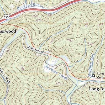 United States Geological Survey Smithburg, WV (2023, 24000-Scale) digital map