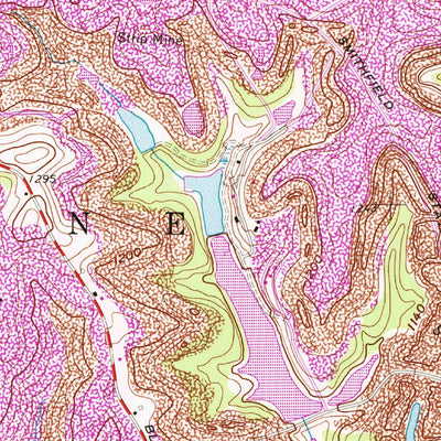 United States Geological Survey Smithfield, OH (1960, 24000-Scale) digital map