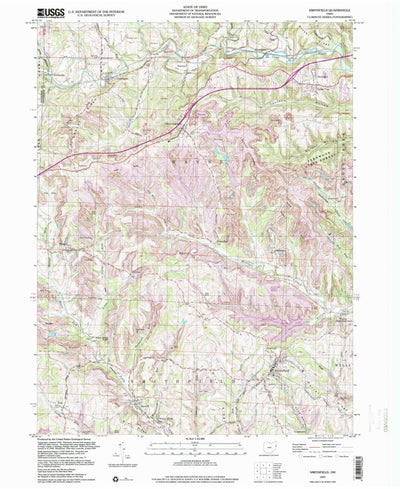 United States Geological Survey Smithfield, OH (1997, 24000-Scale) digital map