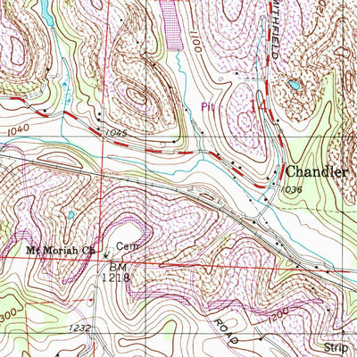 United States Geological Survey Smithfield, OH (1997, 24000-Scale) digital map